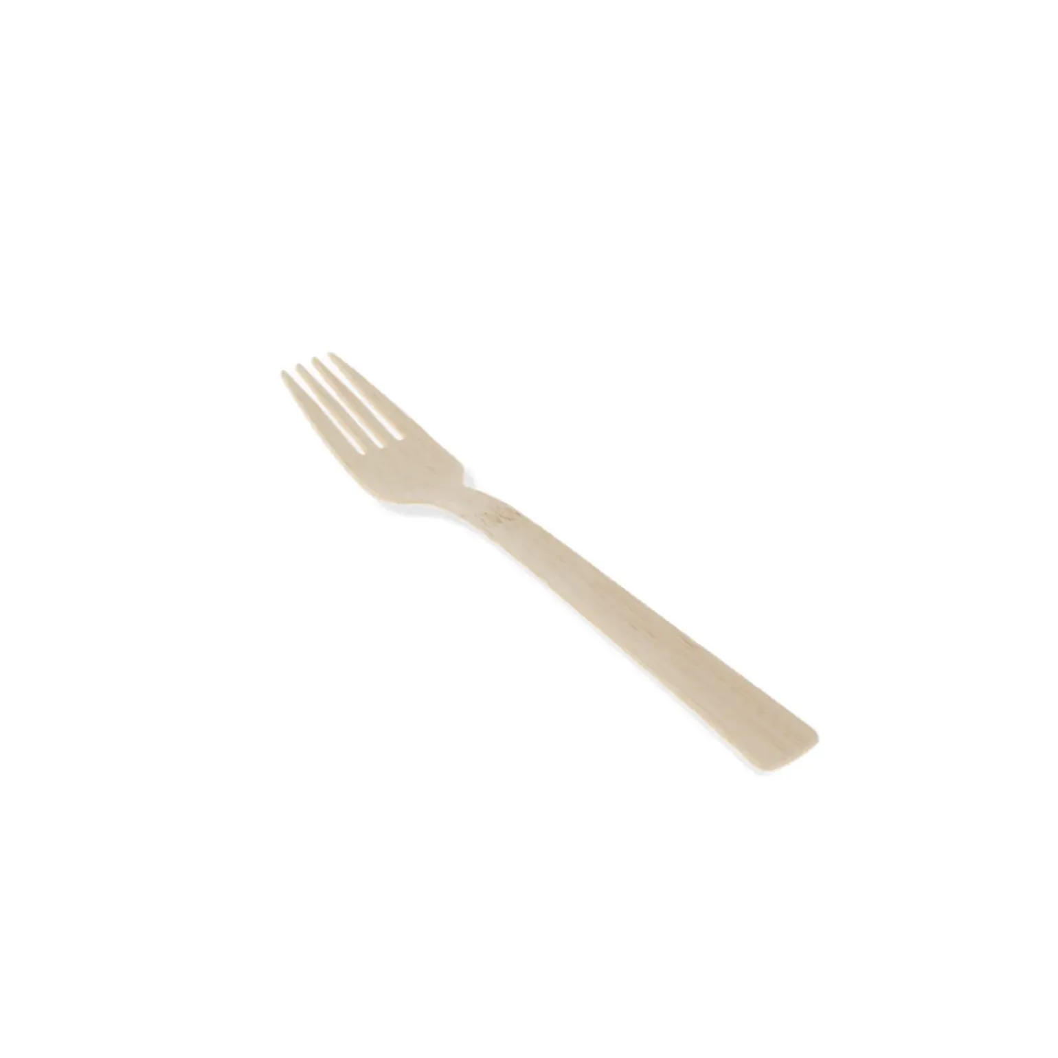 Bamboe Vork Bio 170mm (100 stuks)