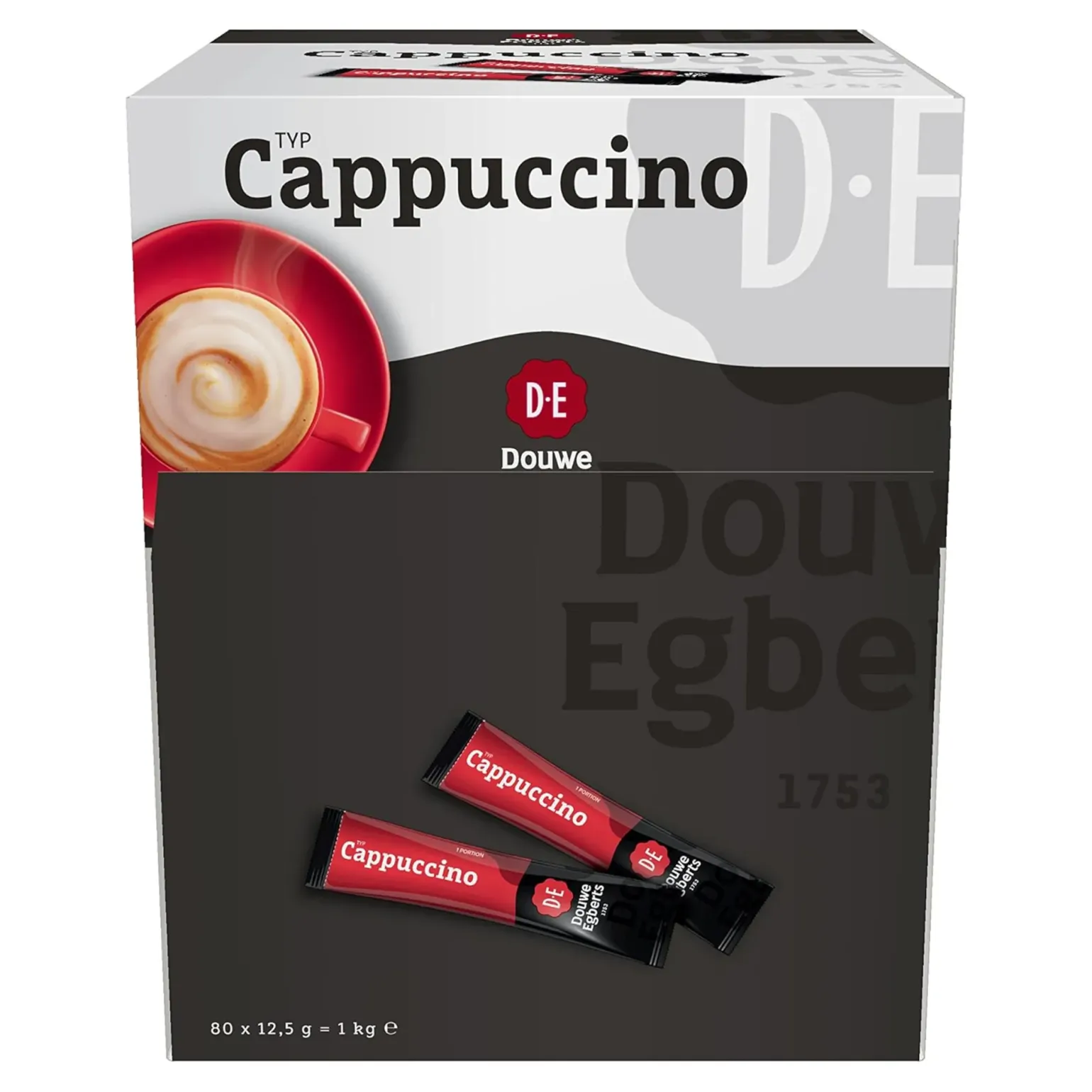 Douwe Egberts Cappuccino Koffiesticks (80x 9.5gr)