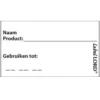 Etiket labellord magazijn (250 stuks)