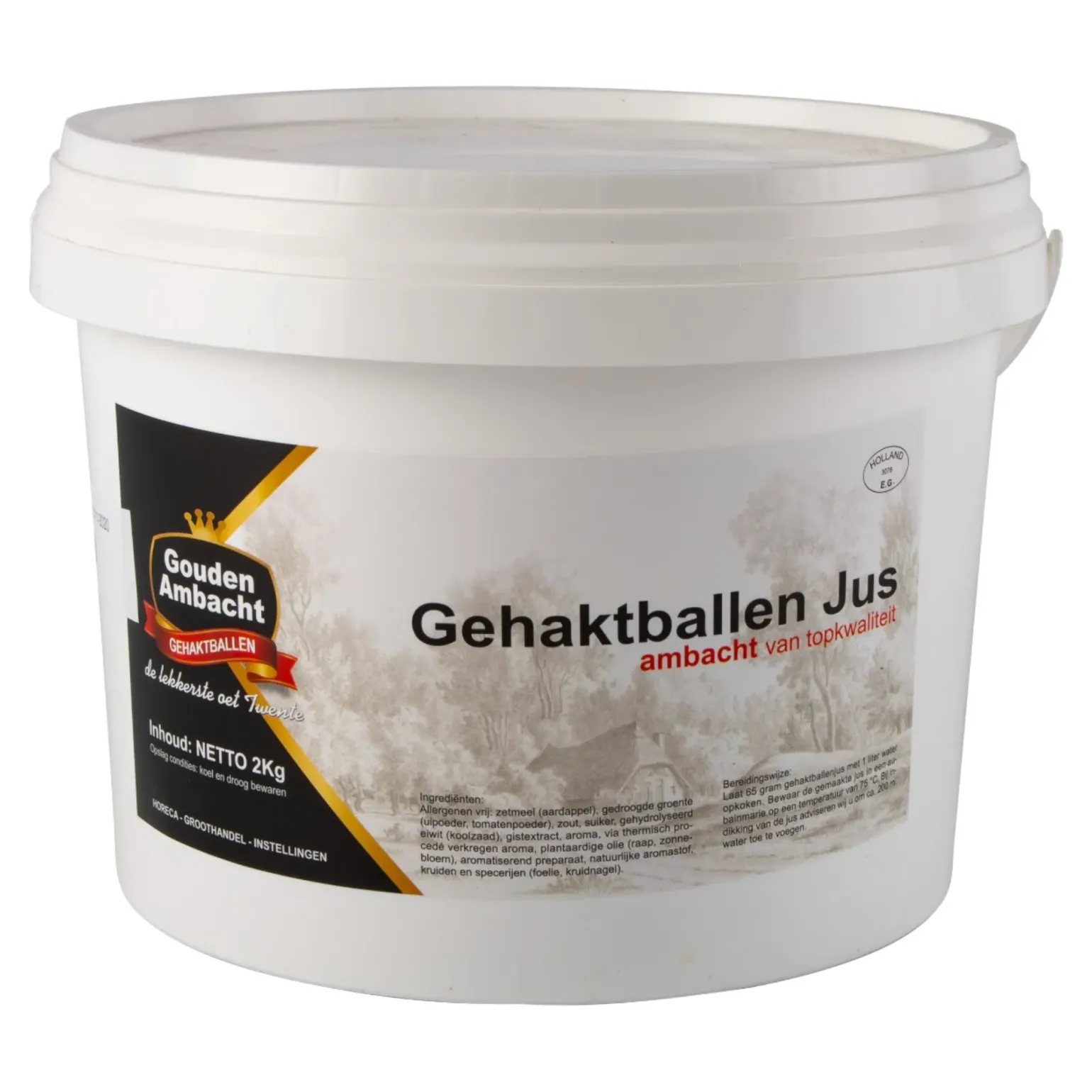 Gouden Ambacht Gehaktbaljuspoeder (2kg) Glutenvrij