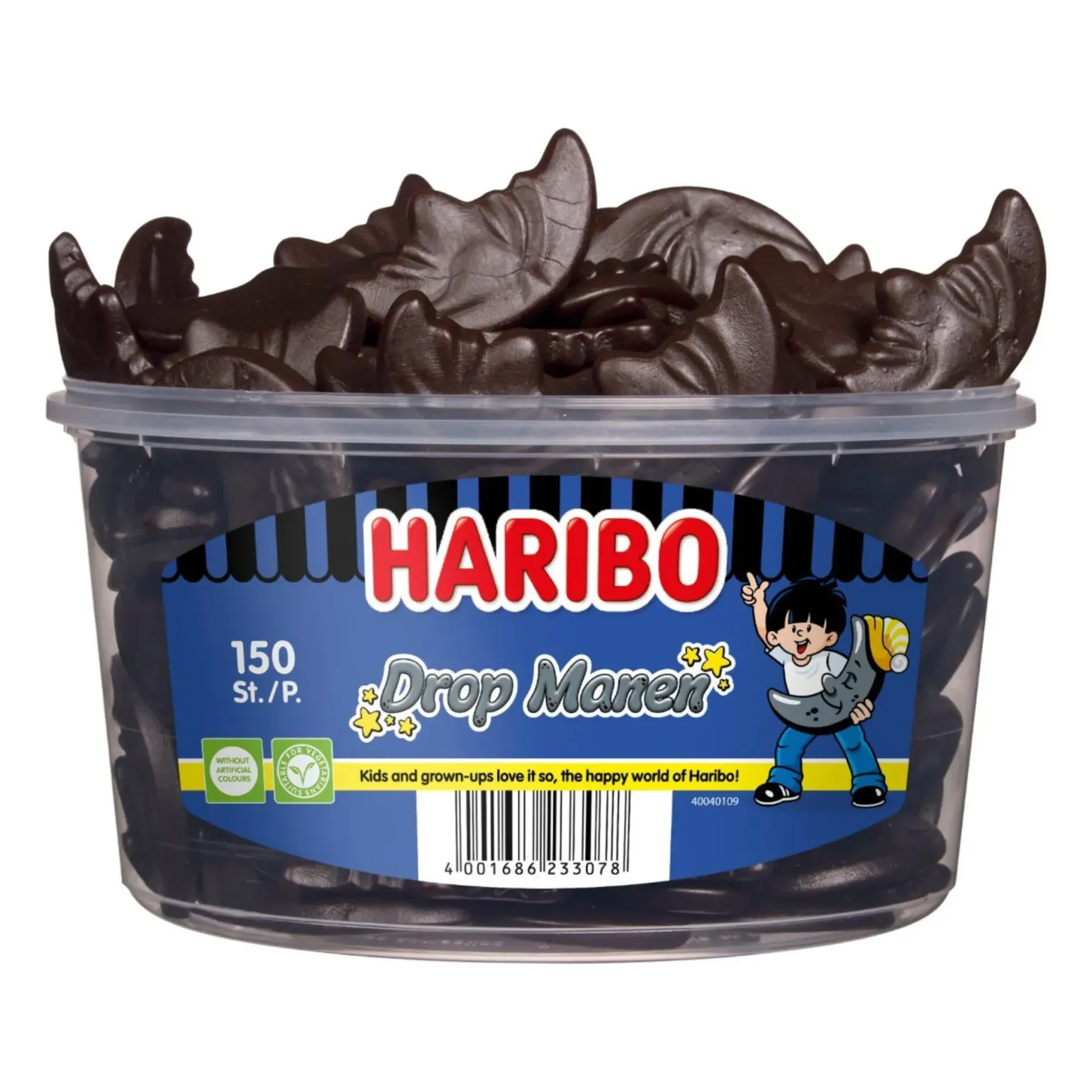Haribo Drop Halve Manen (150 stuks)