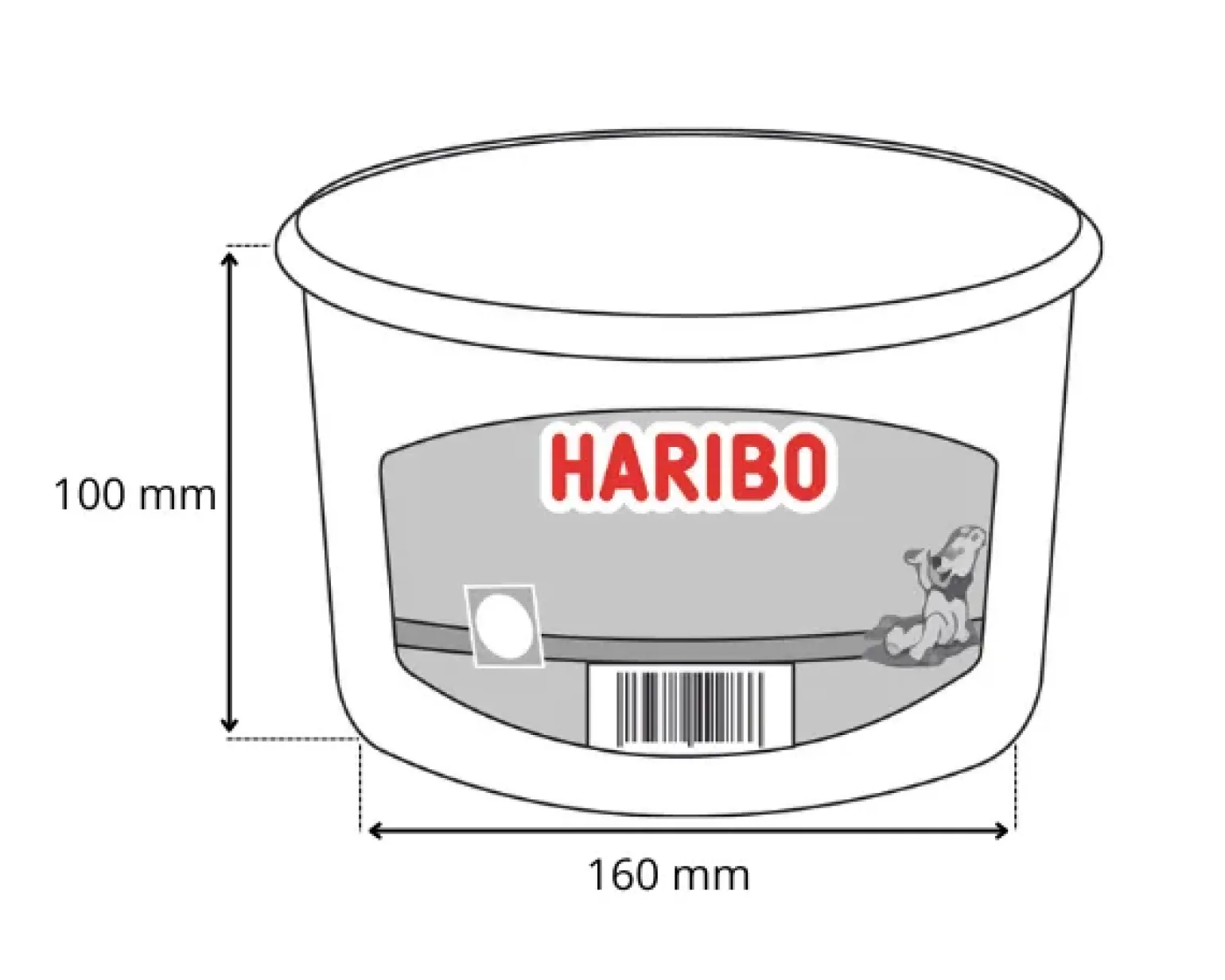 Haribo Kikkers (150 stuks)