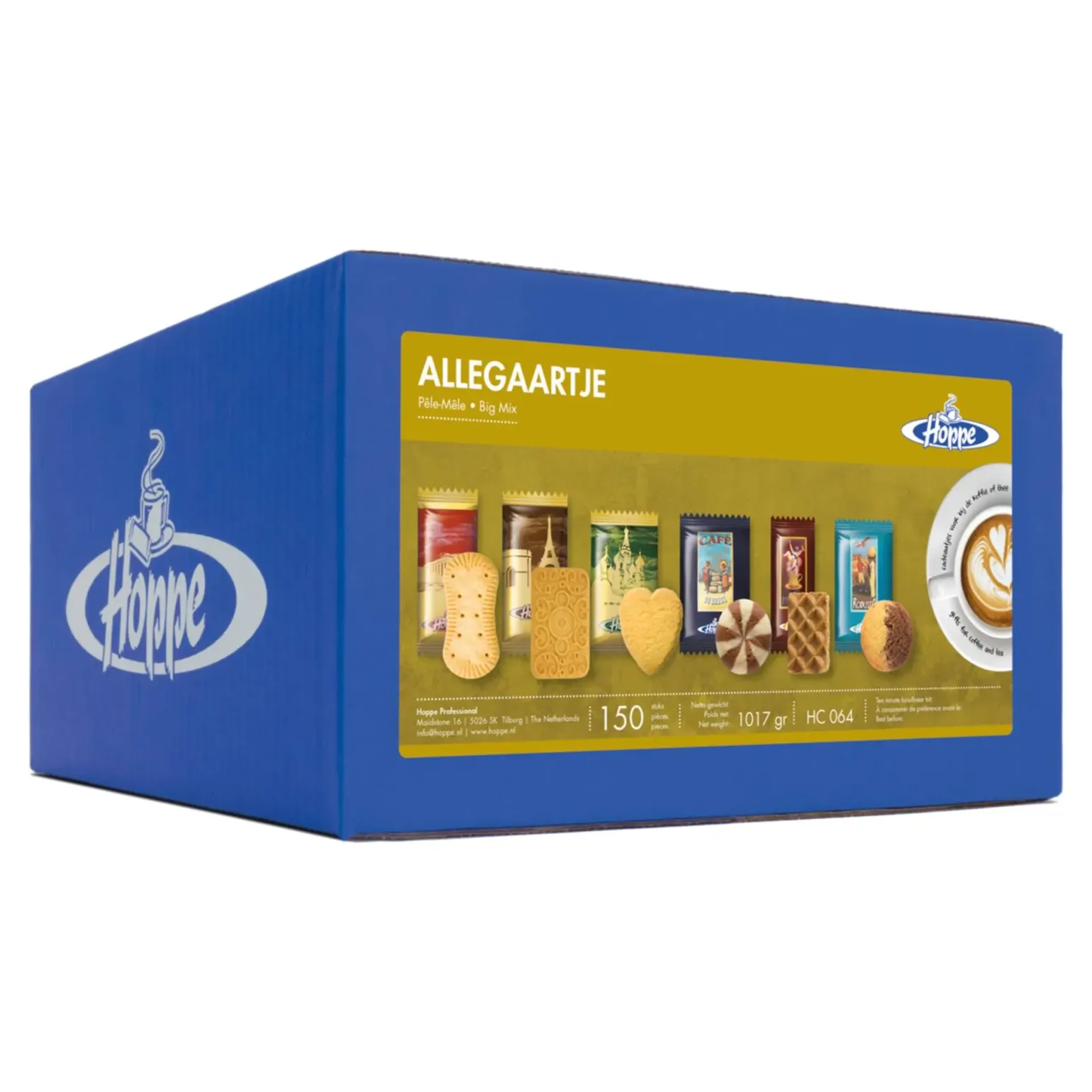 Hoppe Koffiekoekjes Allegaartje 6 Soorten (150 stuks)