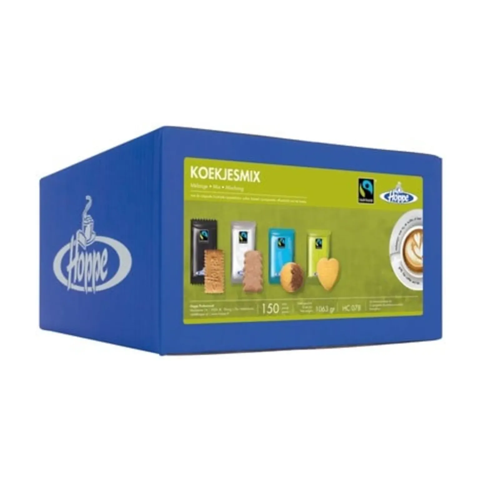 Hoppe Koffiekoekjes Koekjesmix Fairtrade (150 stuks)