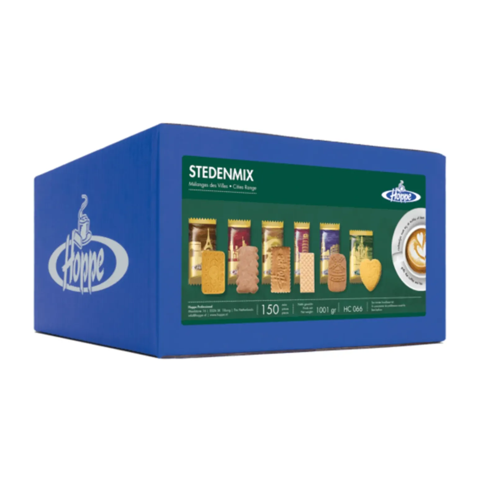 Hoppe Koffiekoekjes Stedenmix (150 stuks)