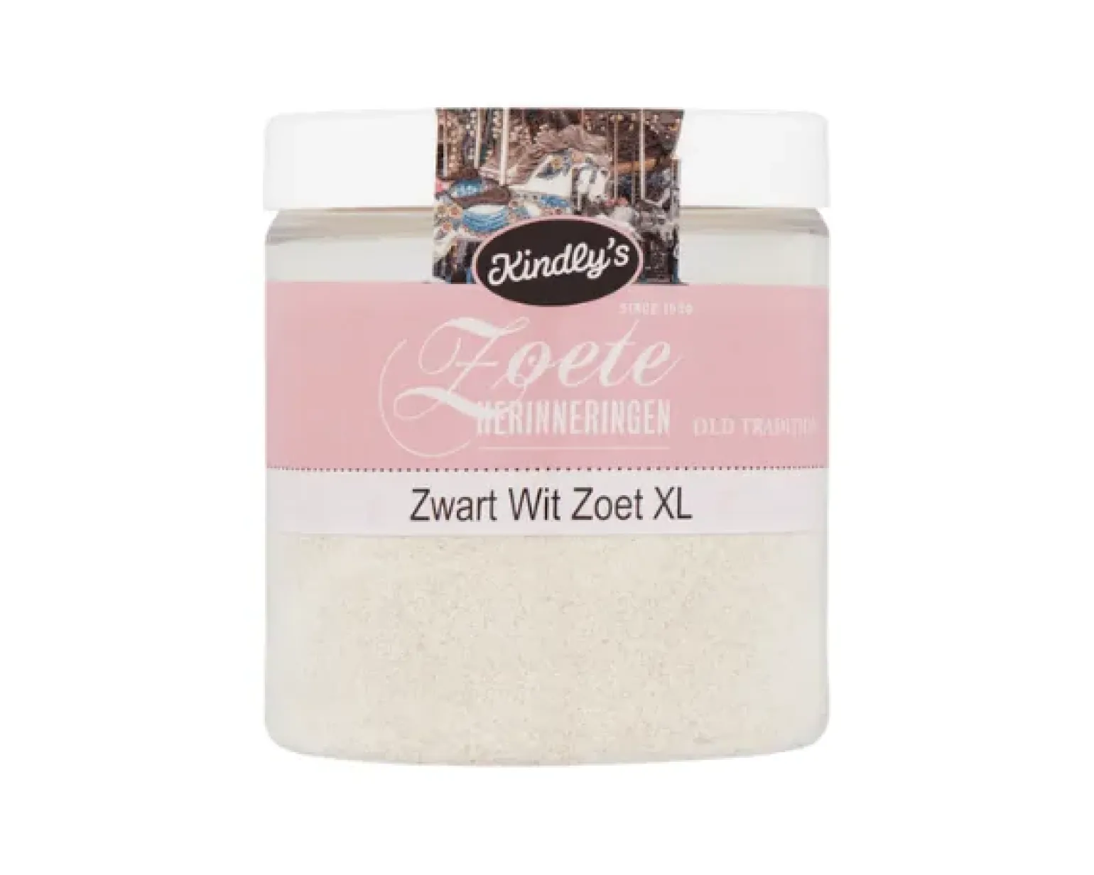 Kindly’s Zwart/Wit Zoet Jumbo Potje (12 stuks)