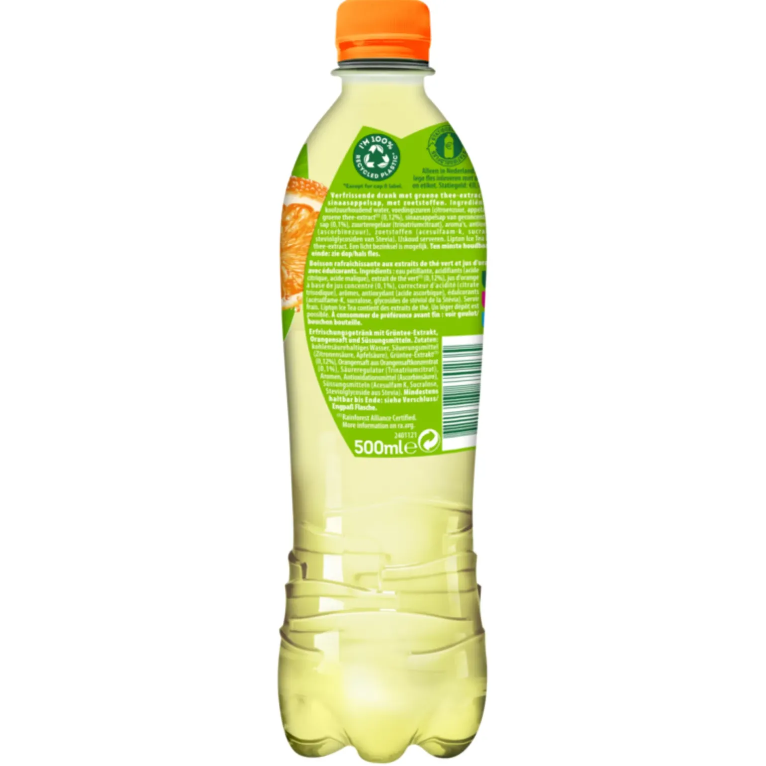 Lipton Ice Tea Green Sparkling Citrus PET (12x 0.5 liter)