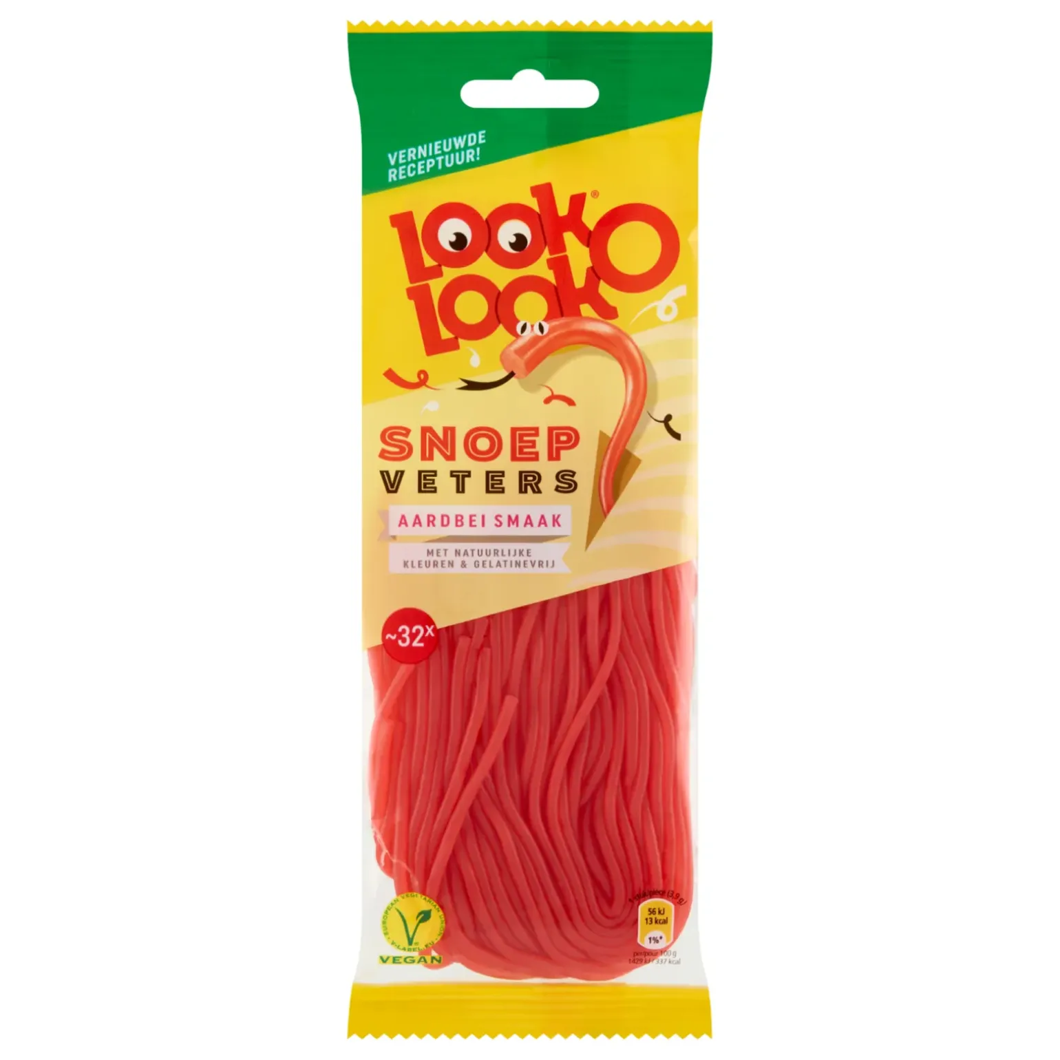 Look-O-Look Snoepveters Aardbei (14x125gr)