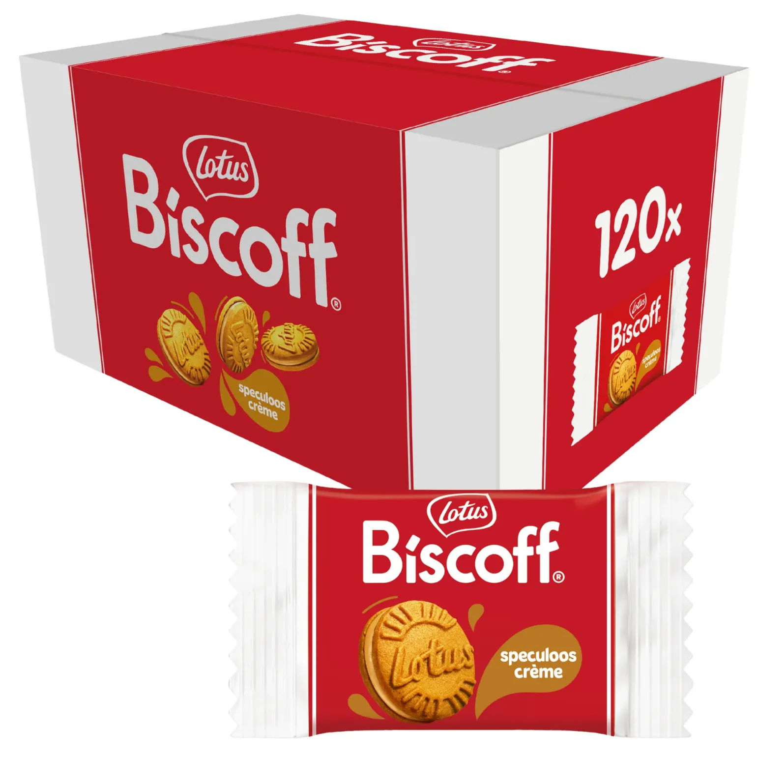 Lotus Biscoff Cream Per Stuk Verpakt (120 stuks)