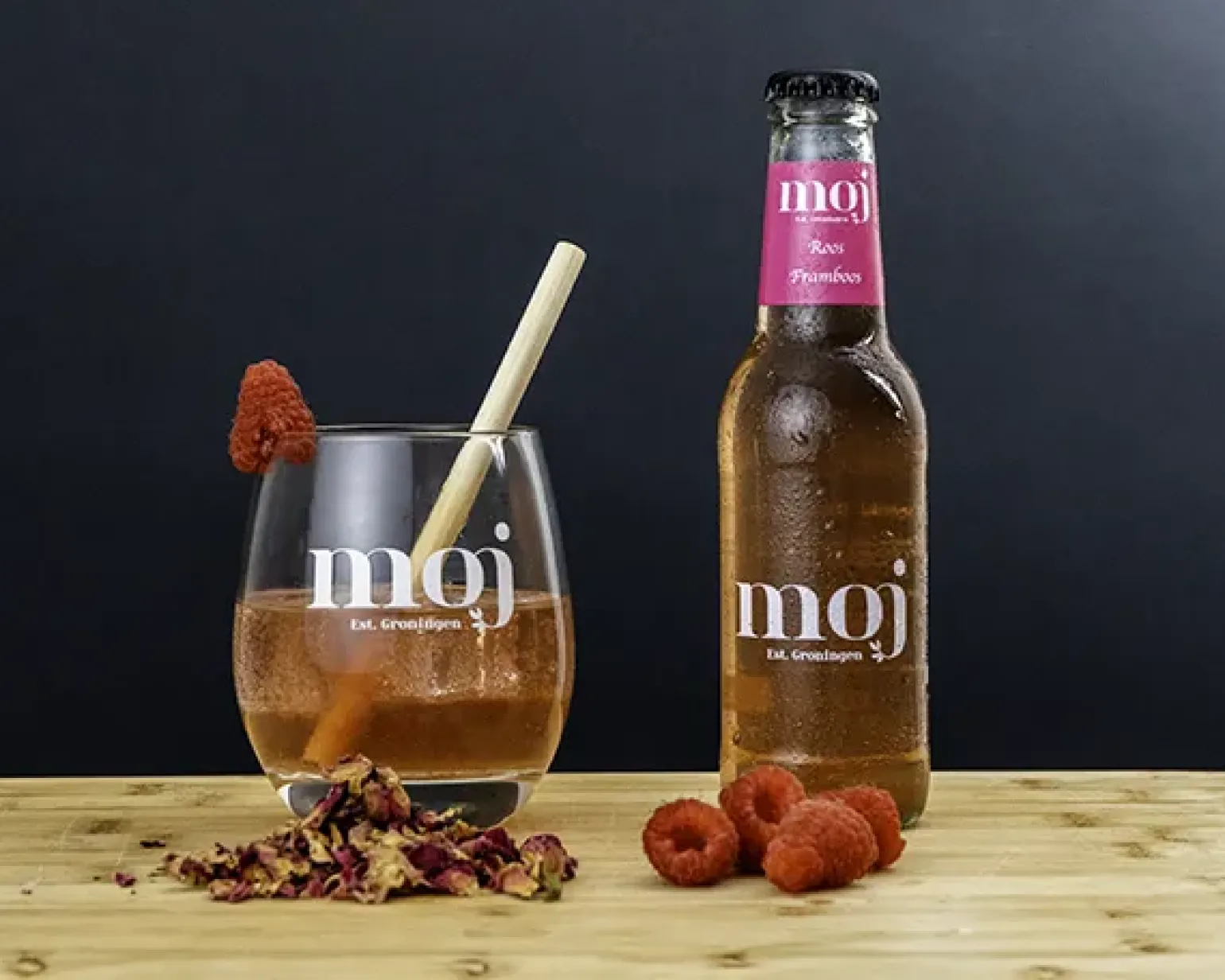 Moj Roos Framboos Glas (12x 20cl)