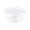 Plastic bak + deksel helder (250x 250cc)