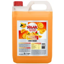 Raak Vruchtensiroop Zero Sugar Sinaasappel (5 liter)