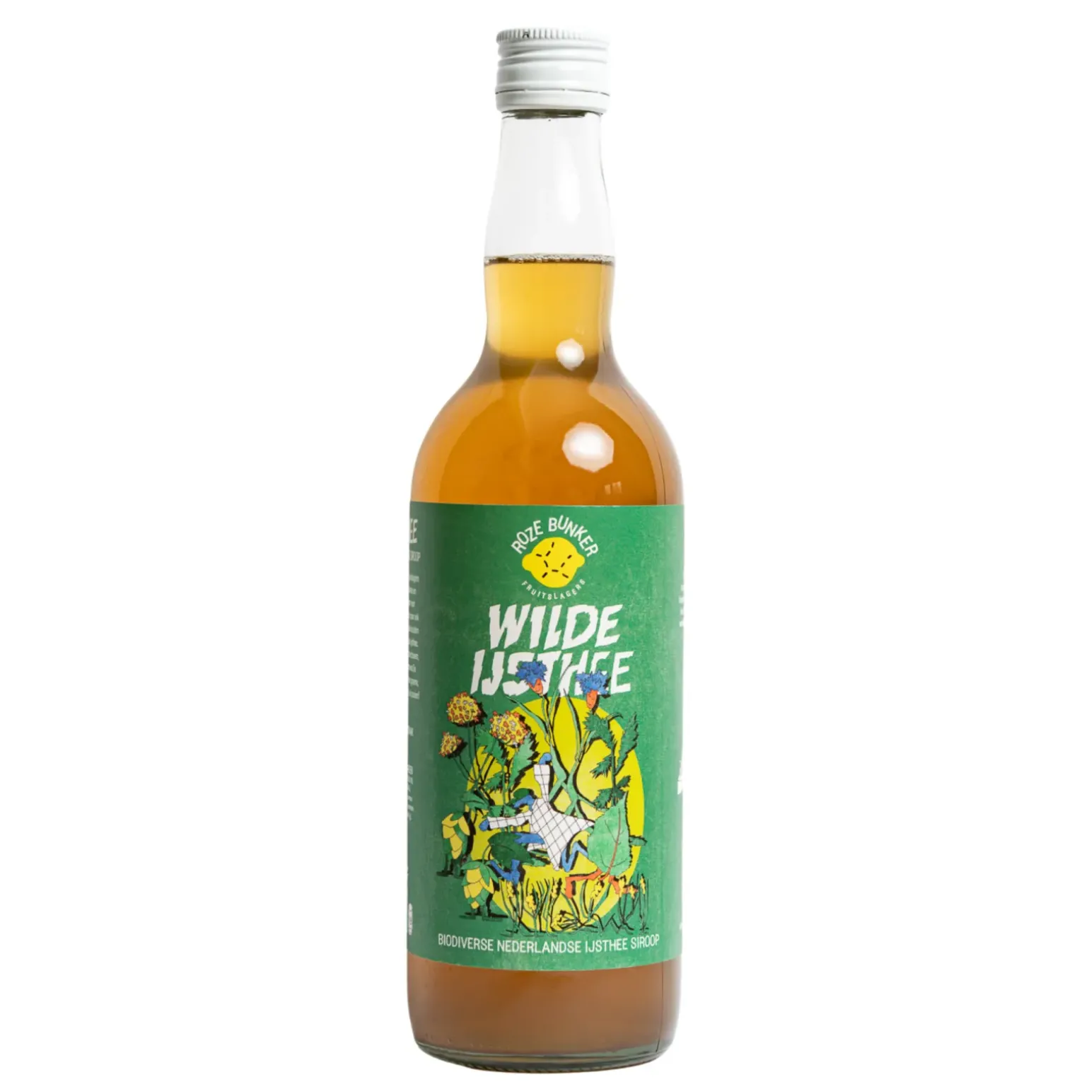 Roze Bunker Wilde IJsthee Siroop (70cl)