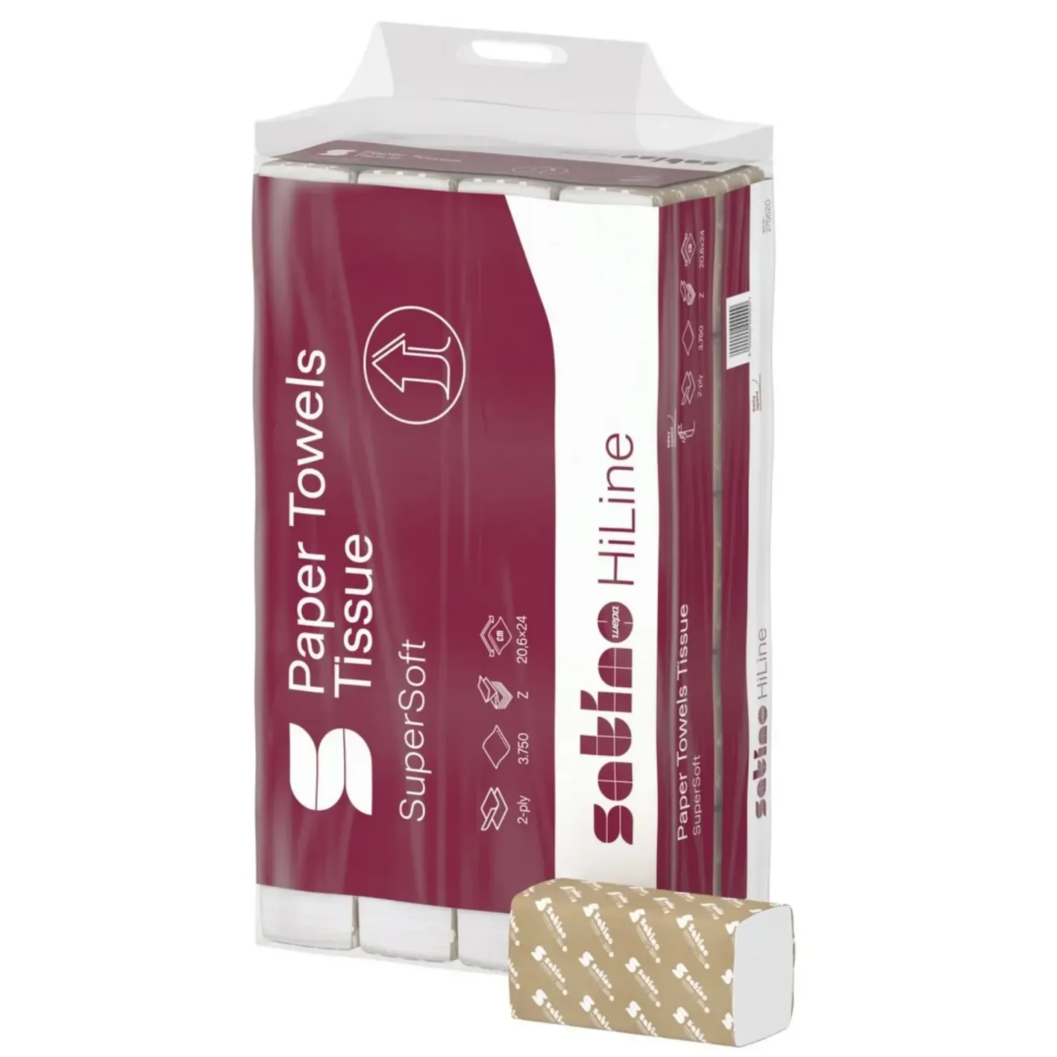 Satino Prestige Handdoek Z-vouw tissue 2-laags 20.6 (3750 stuks)