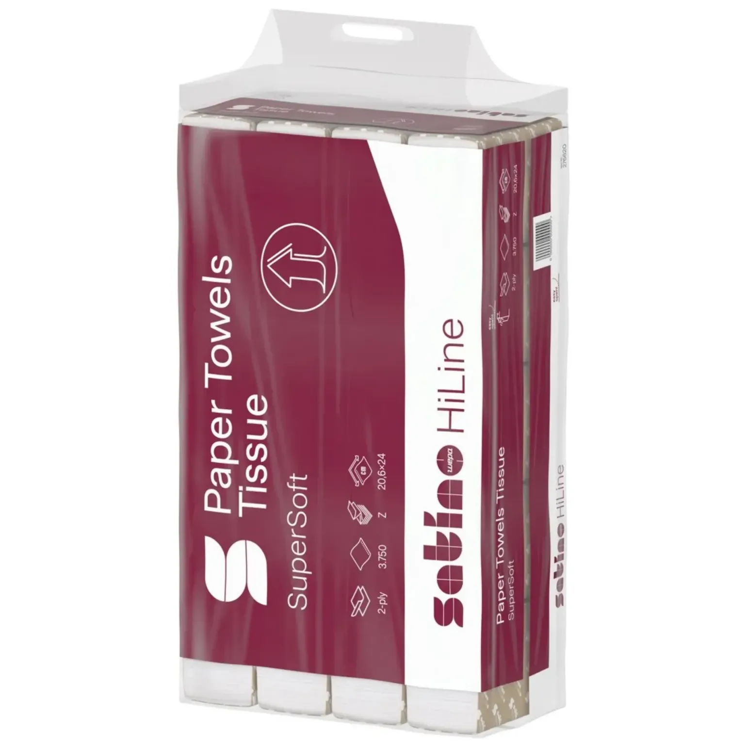 Satino Prestige Handdoek Z-vouw tissue 2-laags 20.6 (3750 stuks)