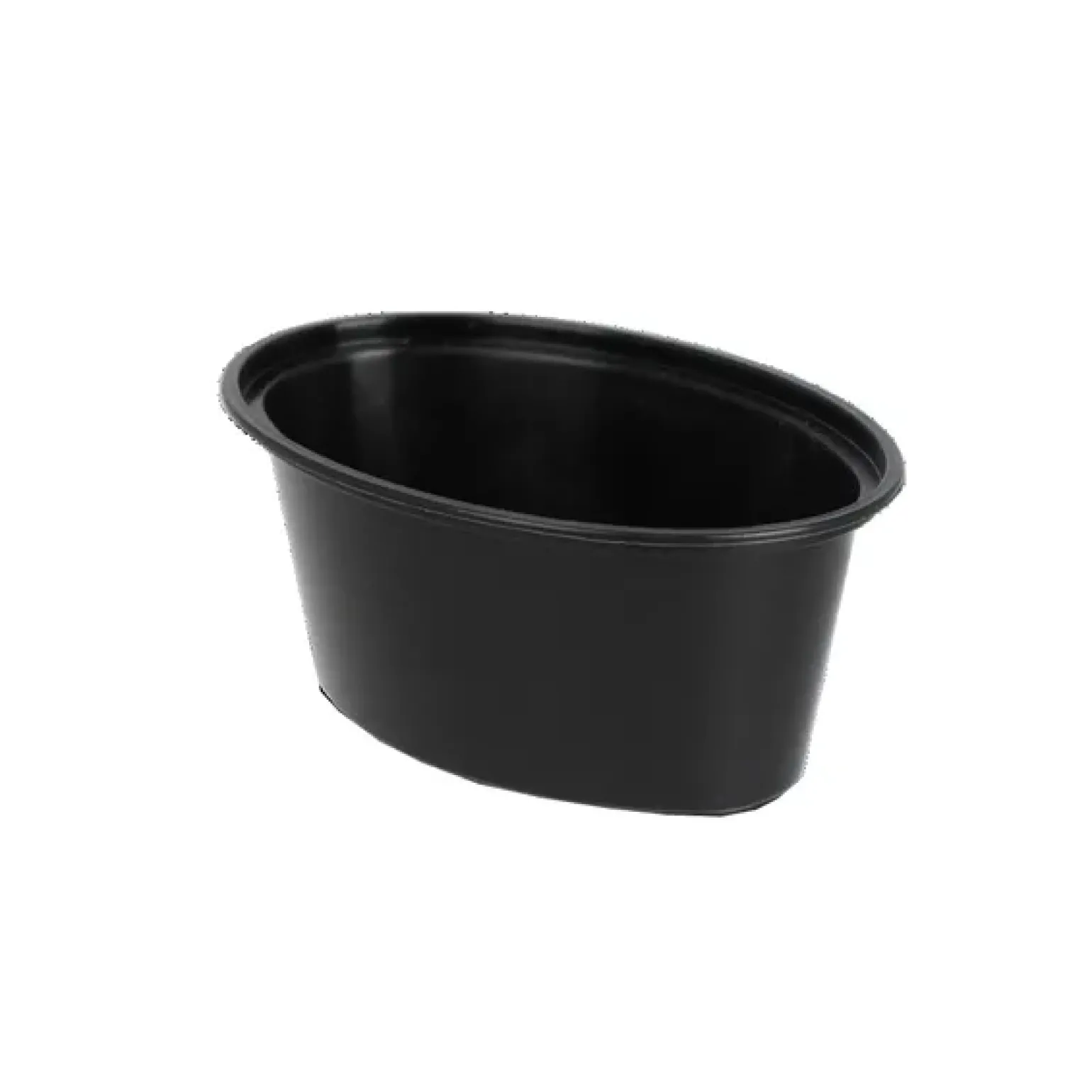 Sausbakje Ovaal Zwart 88 mm (50x 75ml)