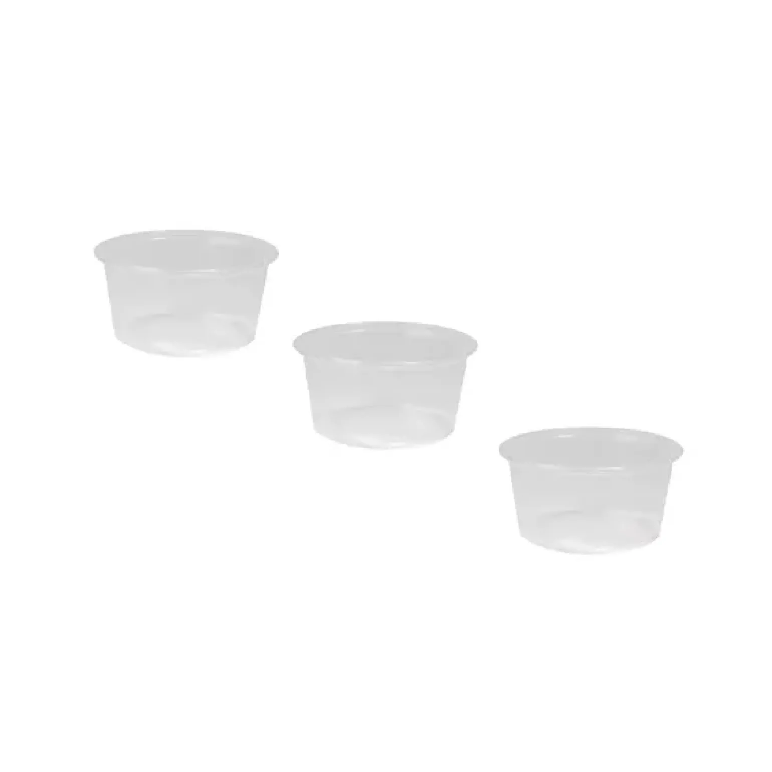 Sausbakje transparant 80 cc 70.3 mm (50 stuks)