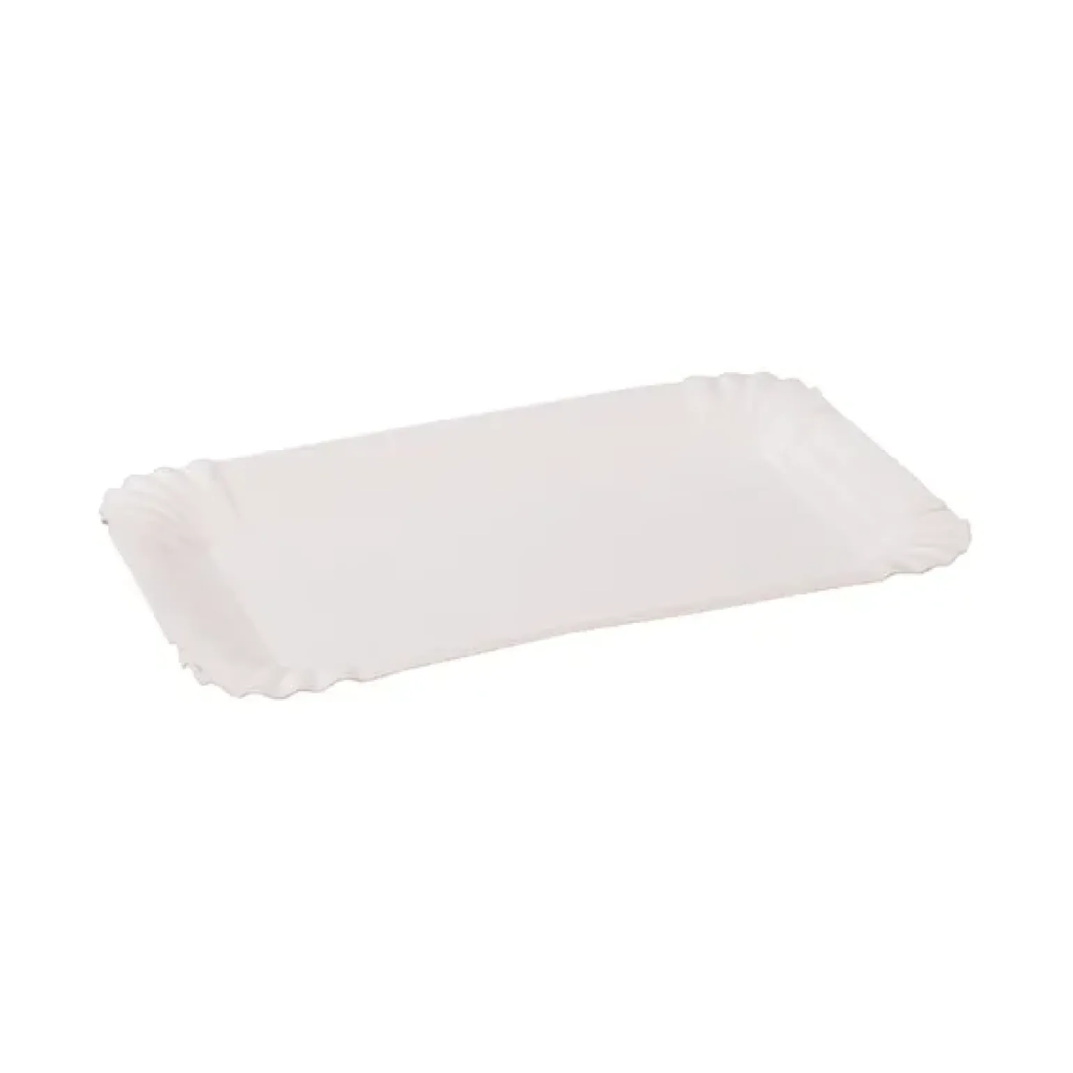Schaaltje karton ersatz 10 x 16 cm gevoerd wit (2000 stuks)