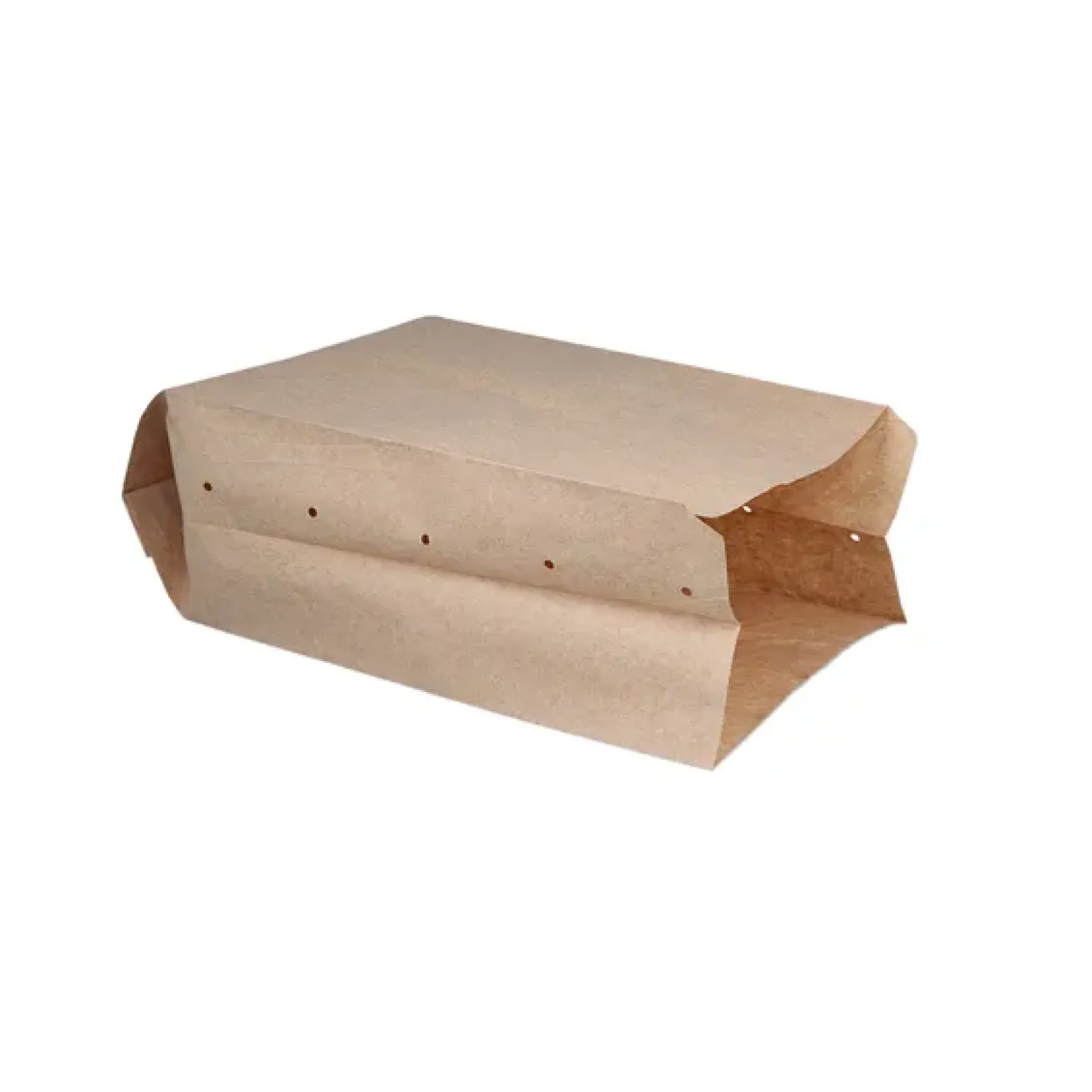 Snackzak Geperforeerd Kraft nr.28 BIO (2 pond)(1000 stuks)
