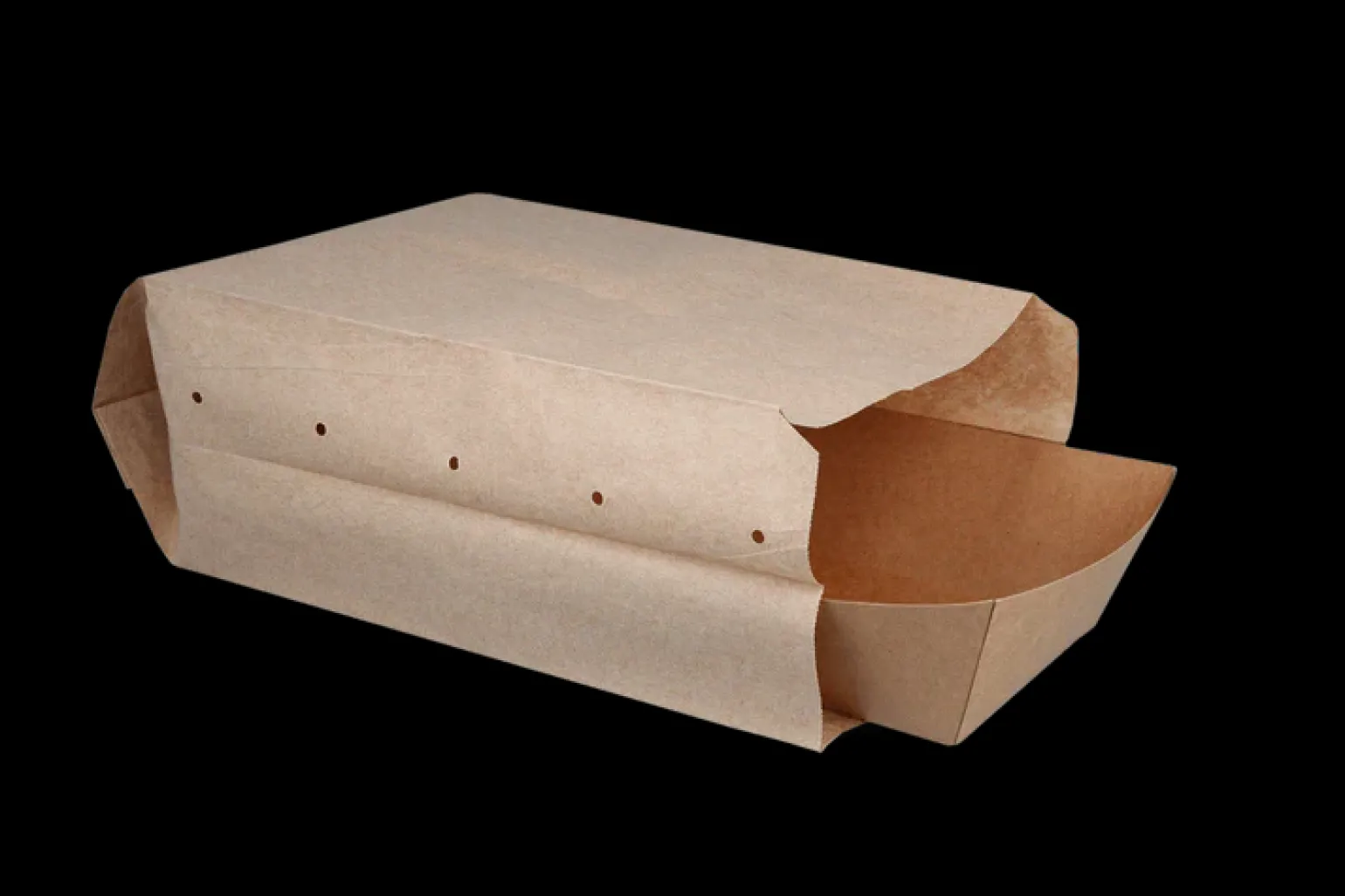Snackzak Geperforeerd Kraft nr.28 BIO (2 pond)(1000 stuks)