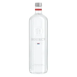 Sourcy Rood Mineraalwater Sprankelend Glas (12x75cl)