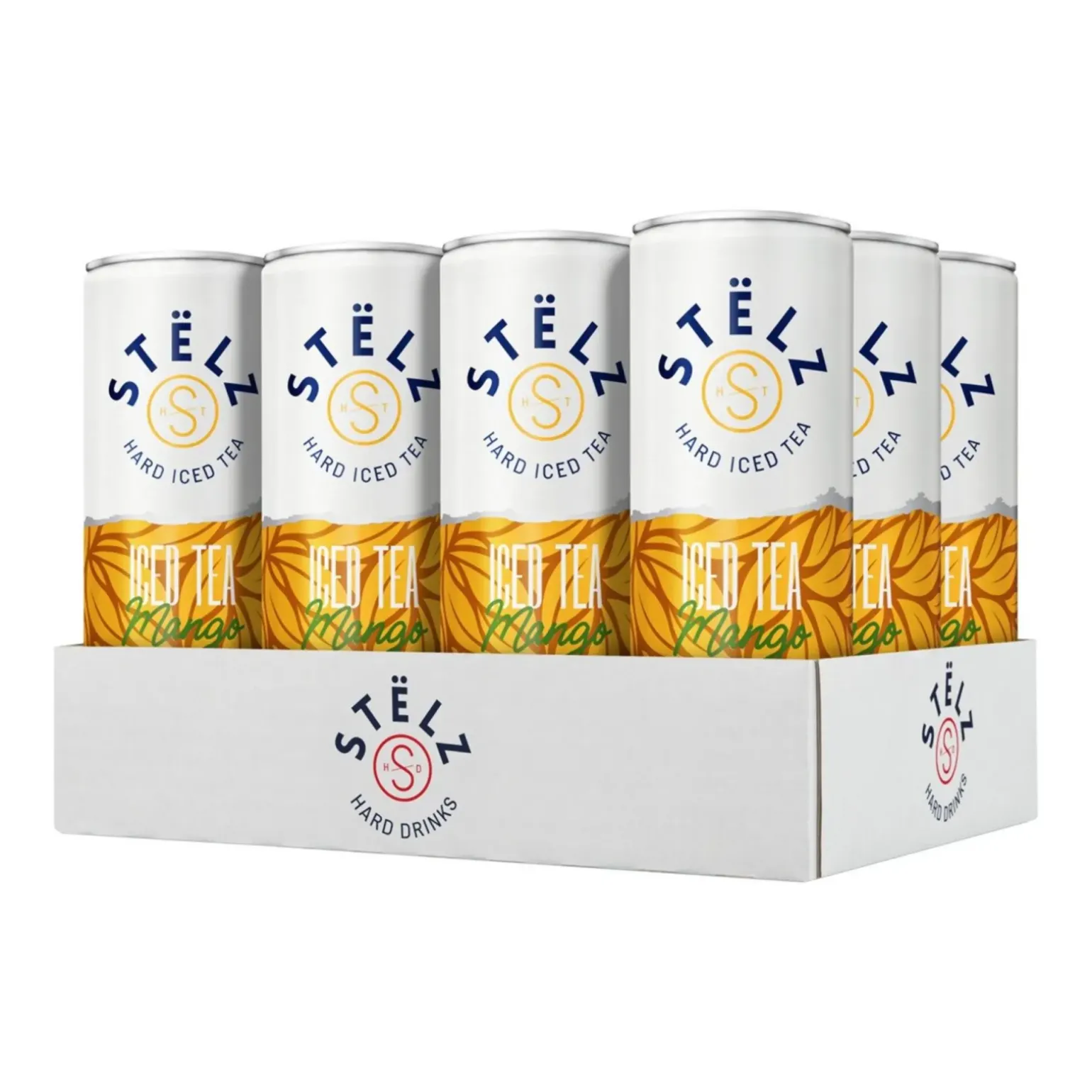 Stelz Hard Iced Tea Mango blik (12x 25cl)