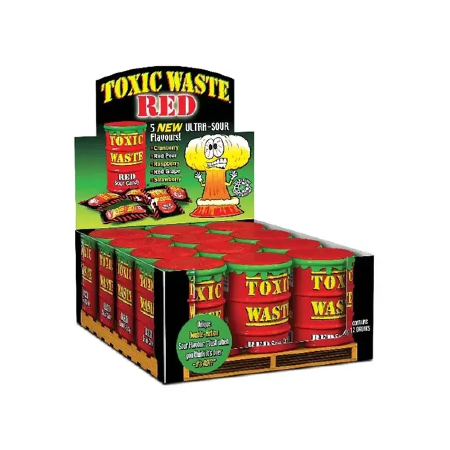 Toxic waste red drum (12x 42gr)