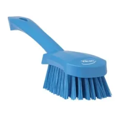 Vikan afwasborstel blauw korte steel