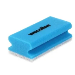 Weco schuurspons met grip blauw/wit 142x70x45 mm (10 stuks)